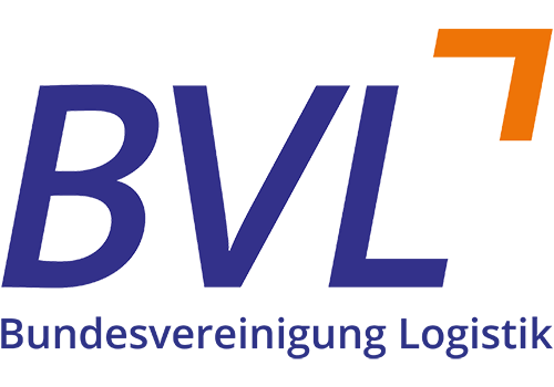 Logo der Box-ID mit stilisierten Buchstaben "BVL" in Blautönen und einem orangefarbenen Pfeil.