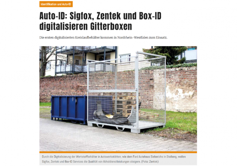 Digitale Gitterboxen zur Wertstofflagerung, Einsatz in Nordrhein-Westfalen, Beitrag zur Abfallwirtschaftsoptimierung.