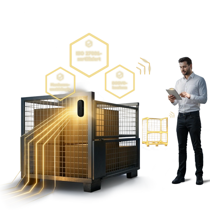 box-id_key-visual-isolated BOX ID Tracking mit ISO 27001, DSGVO und hardwareunabhängiger Lösung.
